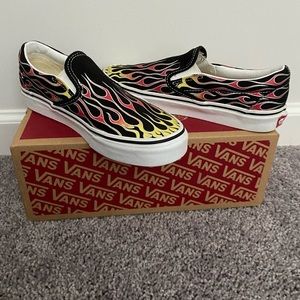 Classic Slip-on Flame Vans